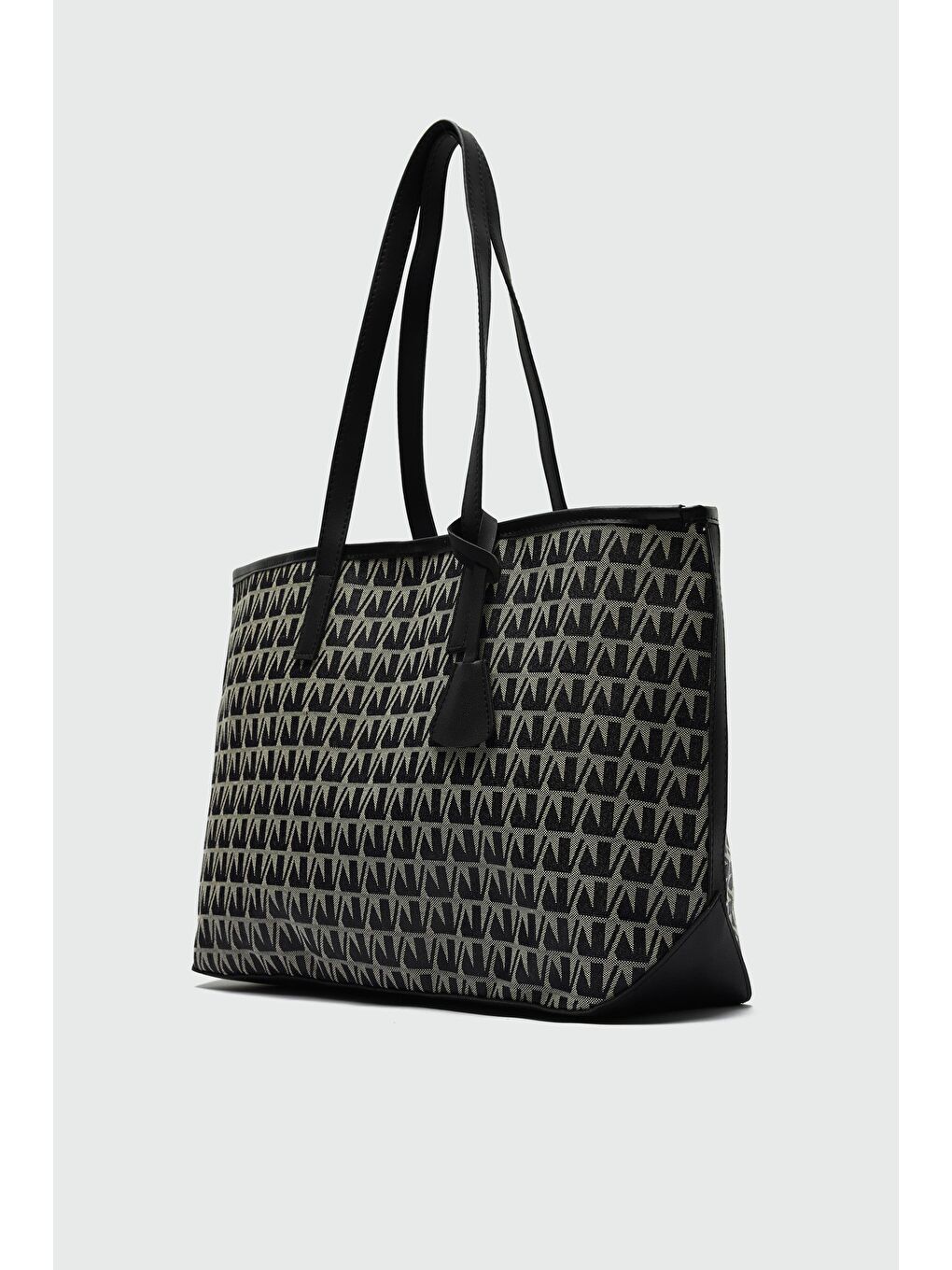 Michelle Monogram Omuz Çantası Siyah-1