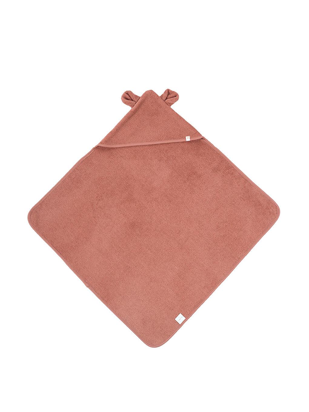 Kahverengi Tiny Bear Organik Pamuk Bebek Kundak Kiremit 75x75