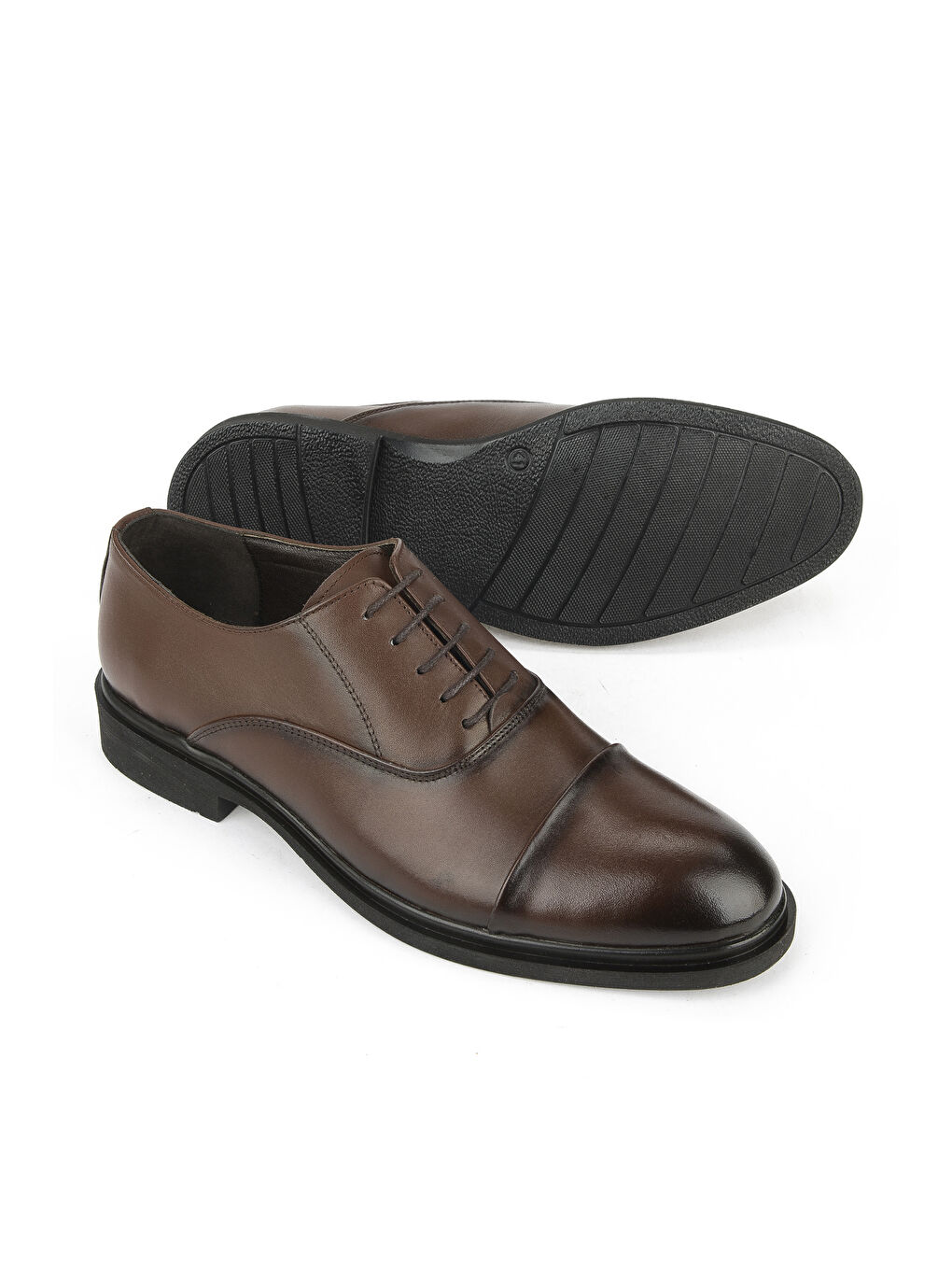 Kahverengi Erkek Hakiki Deri Klasik Ayakkabı 1531056Z4614 Kahve-3