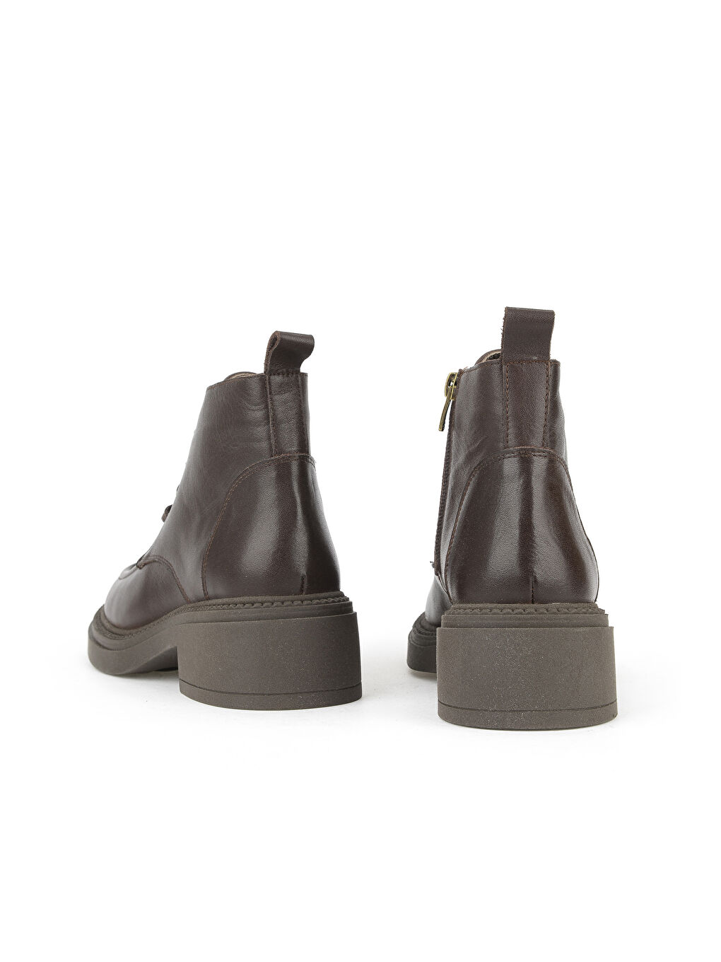 Kahverengi Kadın Hakiki Deri Bot 1531022Z7646 Kahve-2