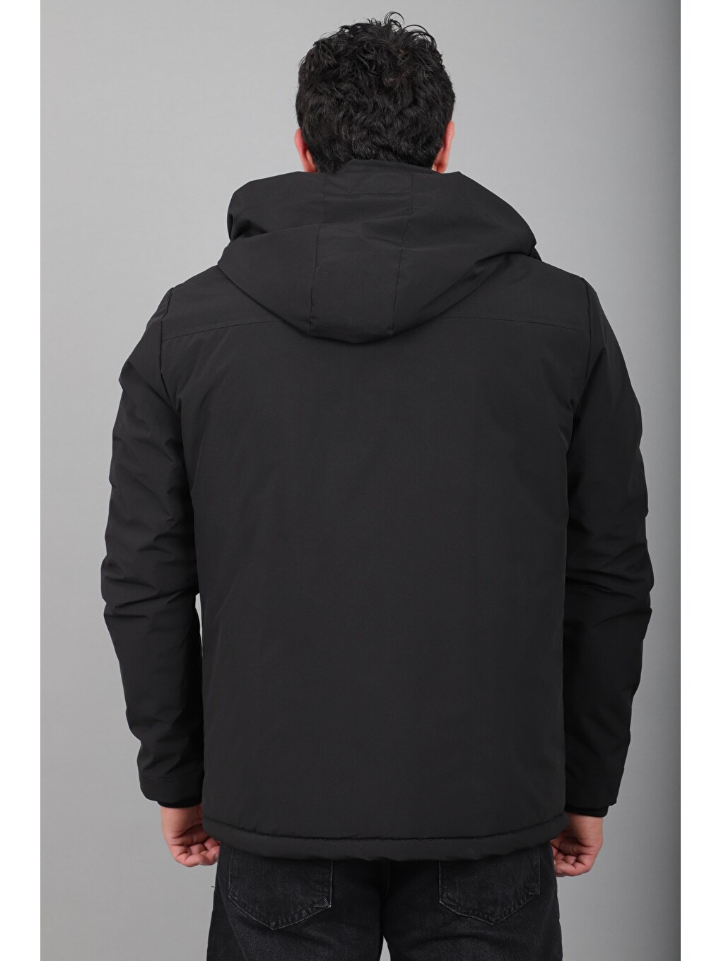 Siyah İçi Kürlü Spor Elastanlı Mont/kaban Pldp3016_50509-5