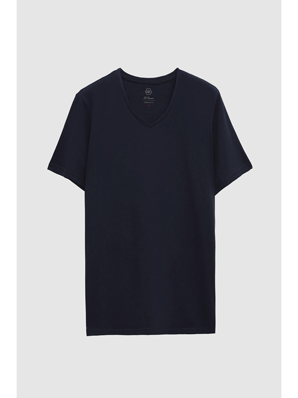 Regular Fit Lacivert %100 Pamuk T-Shirt-4