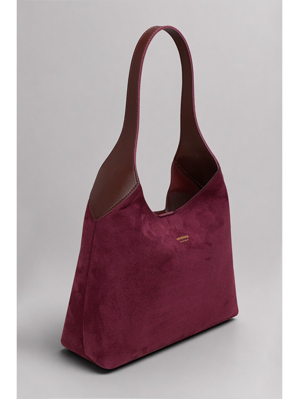 Bordo Hudson Omuz Çantası - Structured Siluet, Lacivert-1