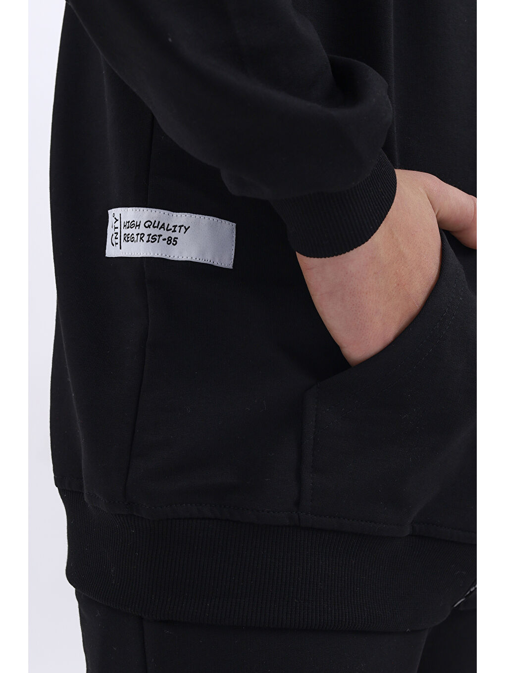 Siyah Erkek Çocuk Eşofman Takım-1