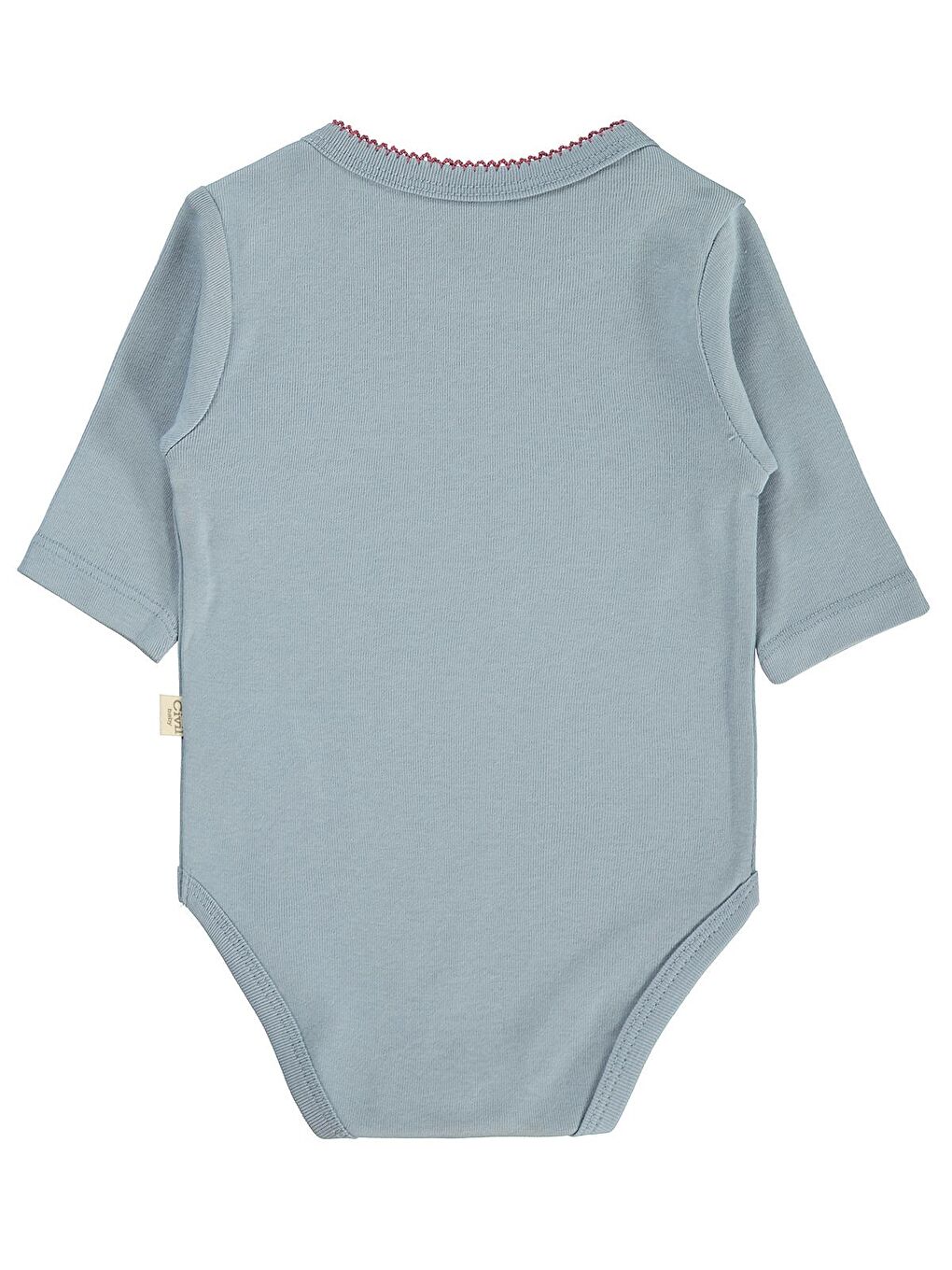 Baby Ayıcık Empirmeli 3 Lü 0-36 Ay Çıtçıtlı Badi - Bej 9-12 Ay-1