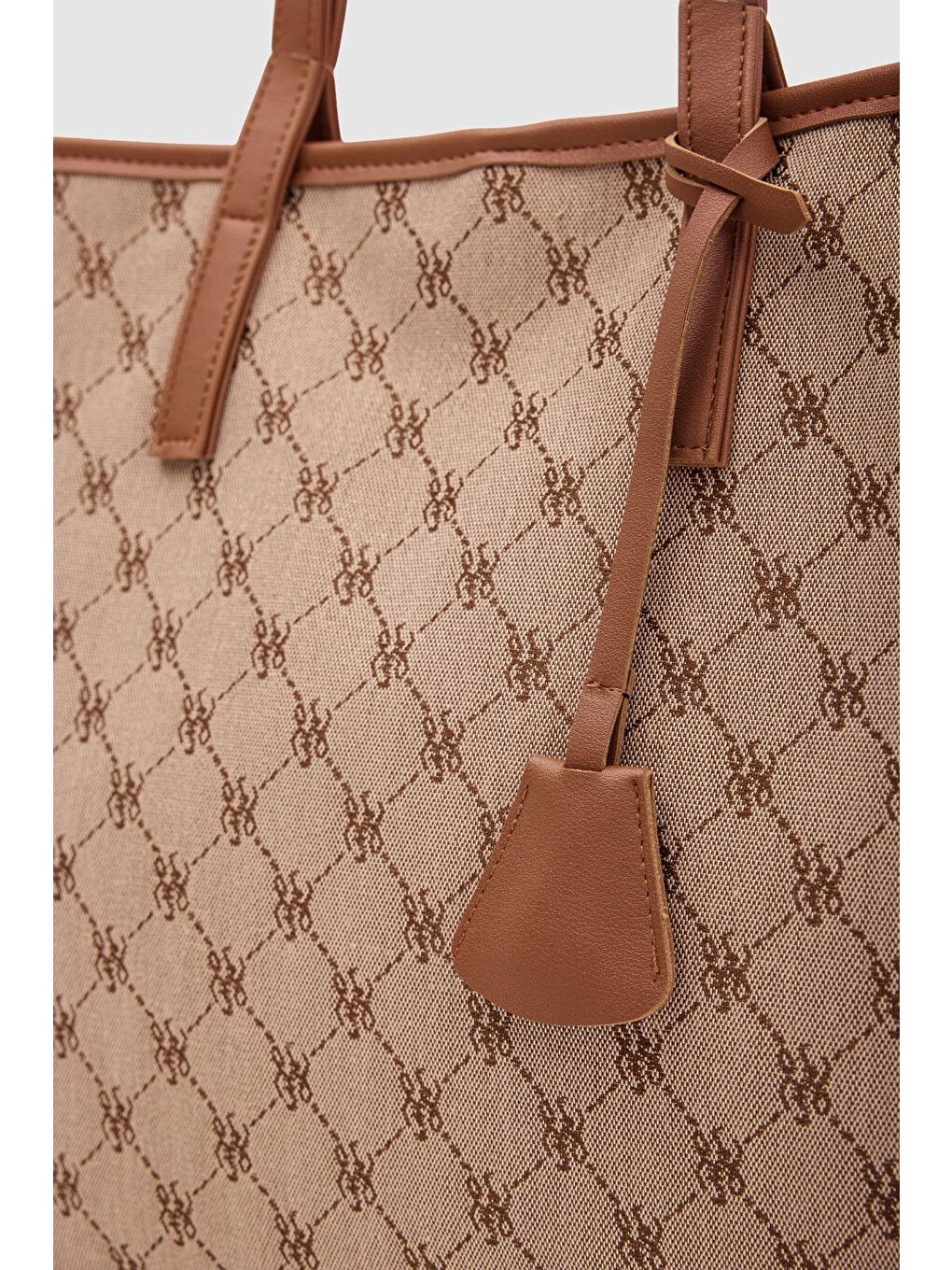 Kahverengi Michelle Monogram Omuz Çantası Taba-1