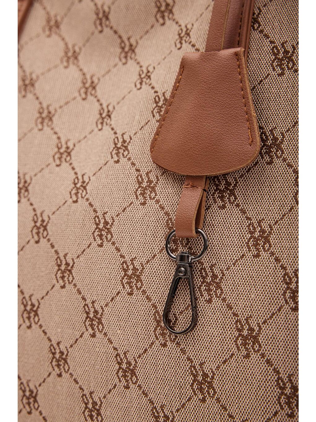 Kahverengi Michelle Monogram Omuz Çantası Taba-2