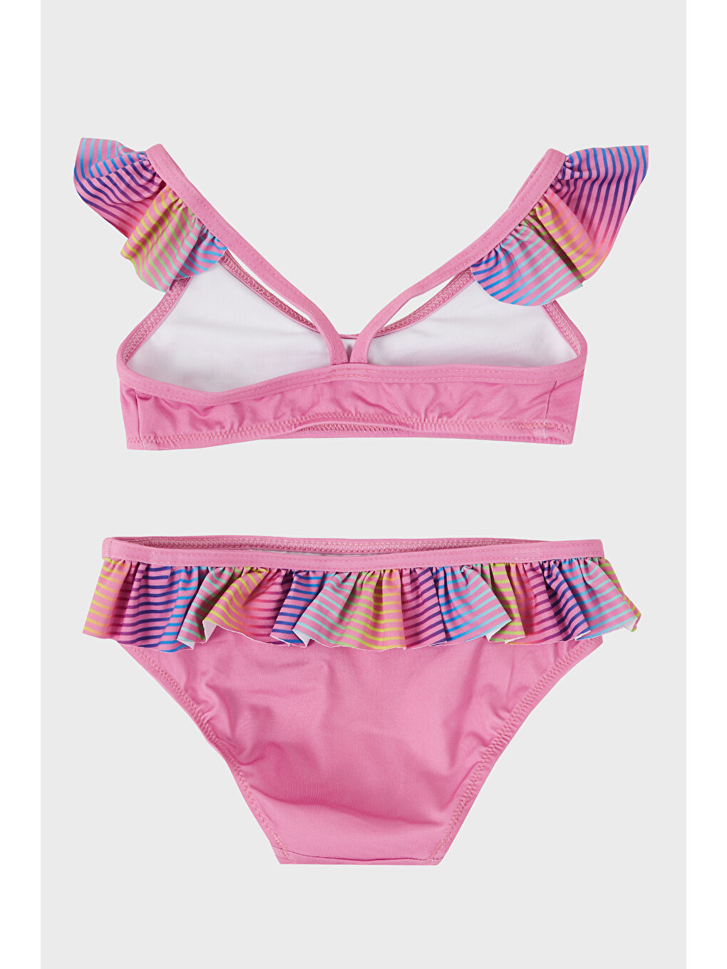 Pembe Gaby Desenli UPF 50+ Korumalı Çabuk Kuruyan Bikini SB2512120000-1