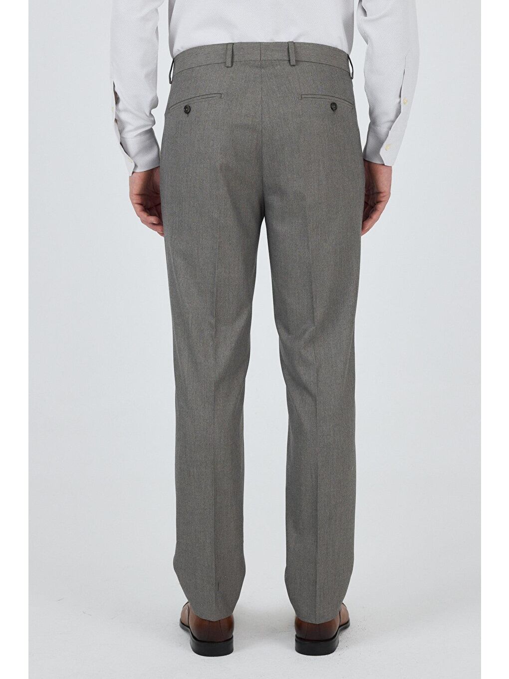 Bej Esnek Yandan Cepli Comfort Fit Classic Pantolon 1003250154-3