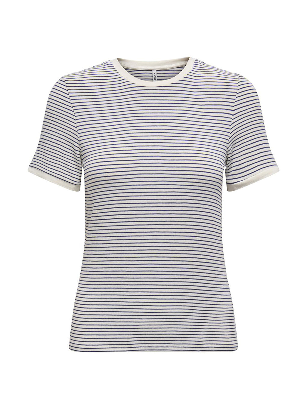 Mavi Onltine Çizgili Fitted Bisiklet Yaka Kadın T Shirt 15315406