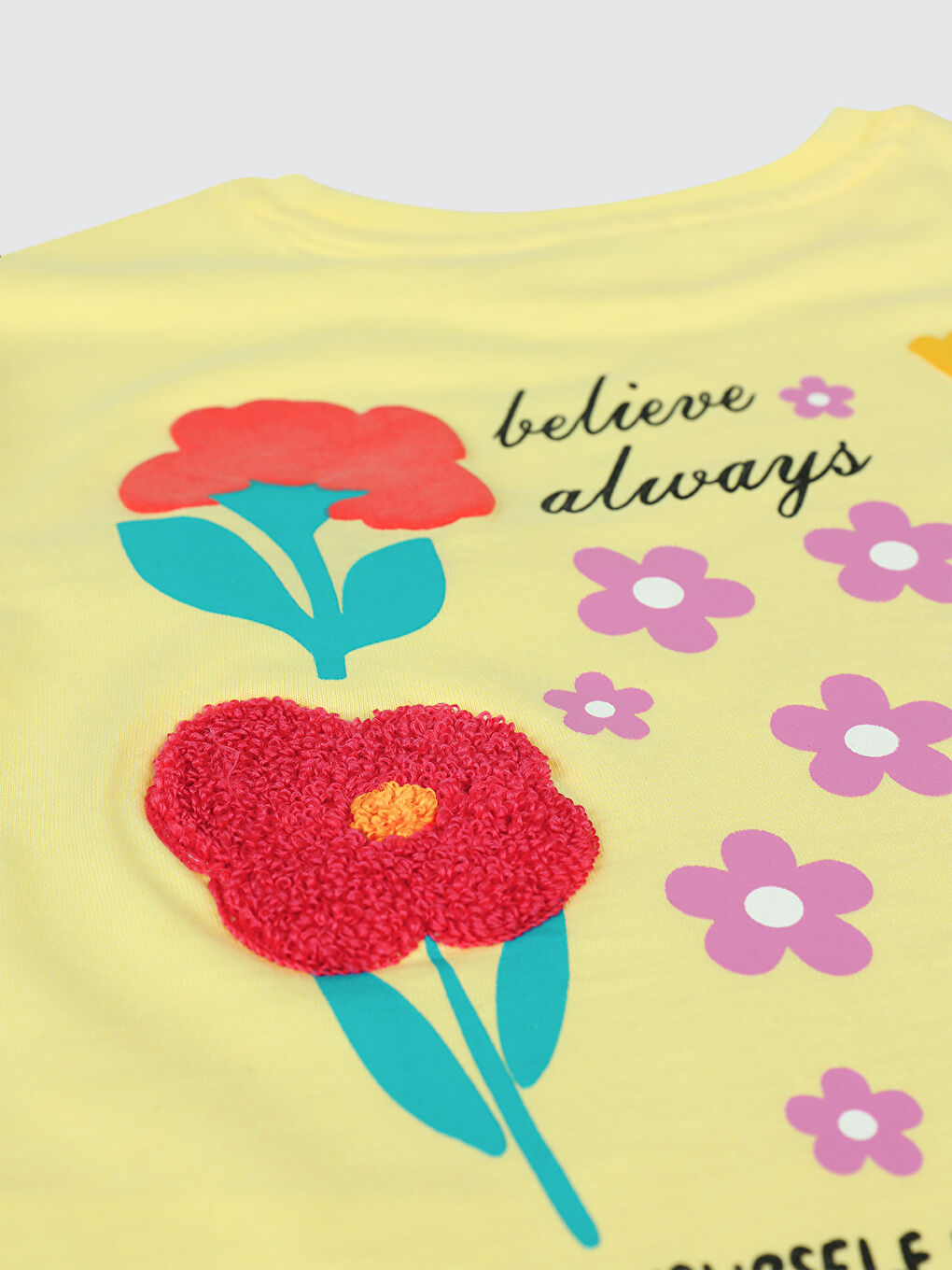 Girls Kız Çocuk Tişört 6-9 Yaş Açık Sarı-1