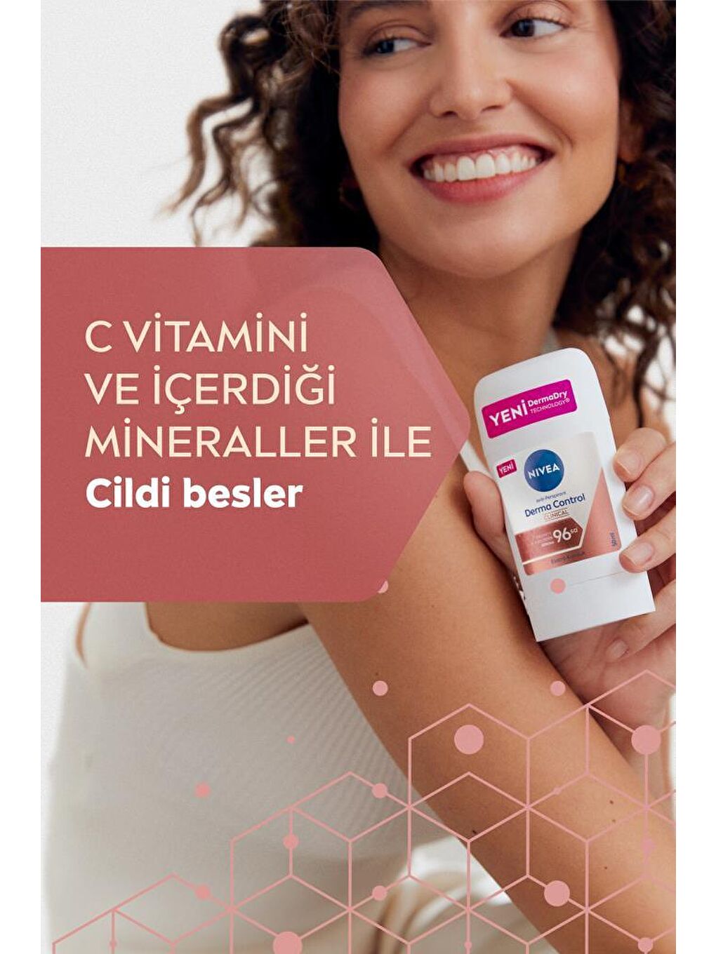 NIVEA Kadın Stick Roll-On  Derma Control Clinical 50ml, C Vitamini ile Koltuk Altı Kararma Karşıtı - 2