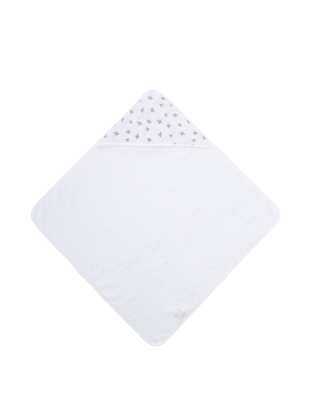 Birdie Organik Pamuk Müslin Bebek Kundak Beyaz 75x75