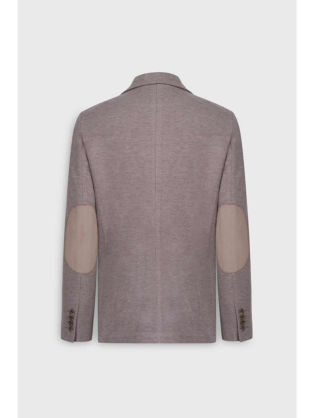 Kahverengi Erkek Açık Kahve Slim Fit Dar Kesim Mono Yaka Armürlü Torba Cepli Ceket-1