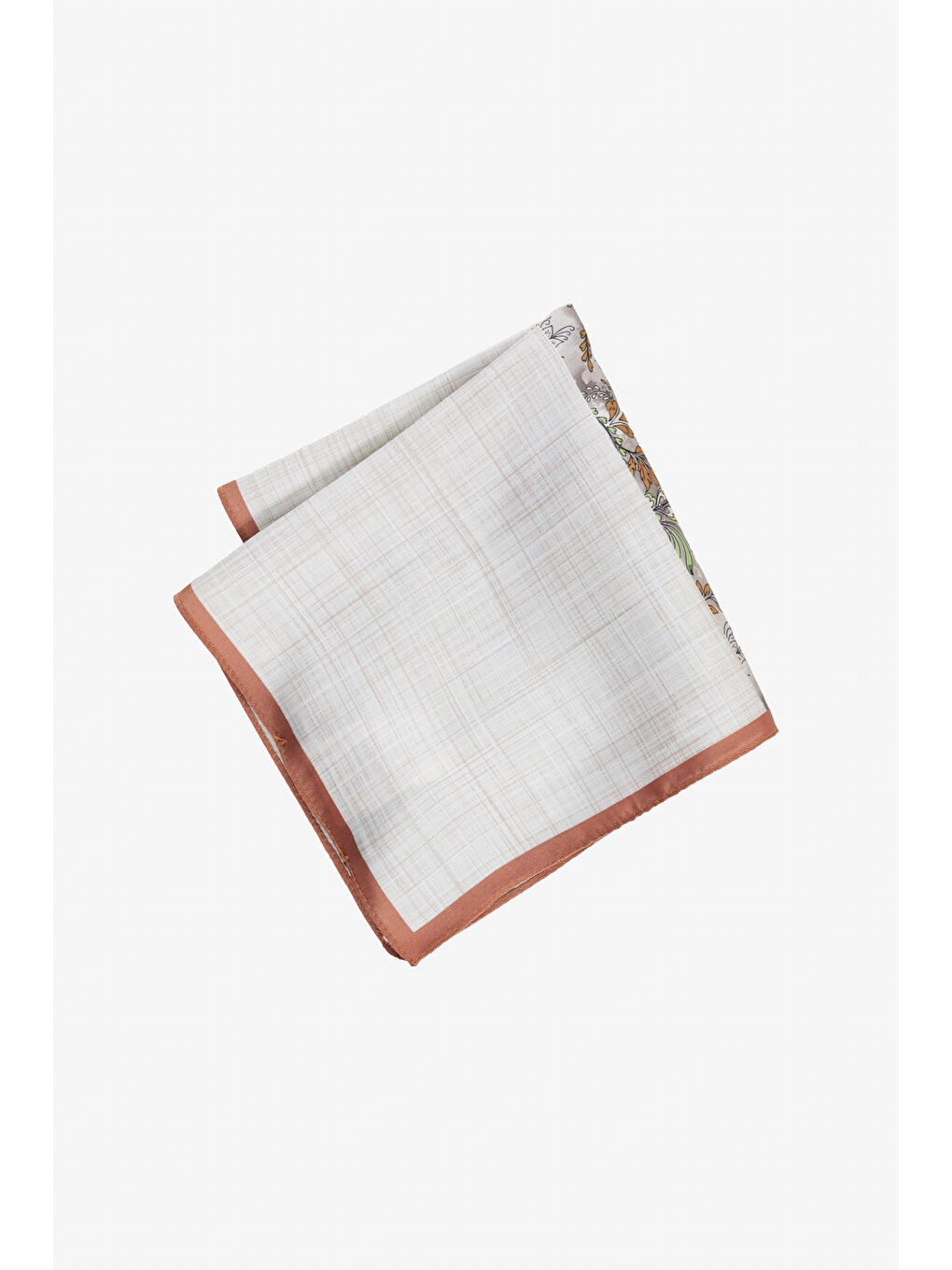 Erkek Bej-Kahve Mendil