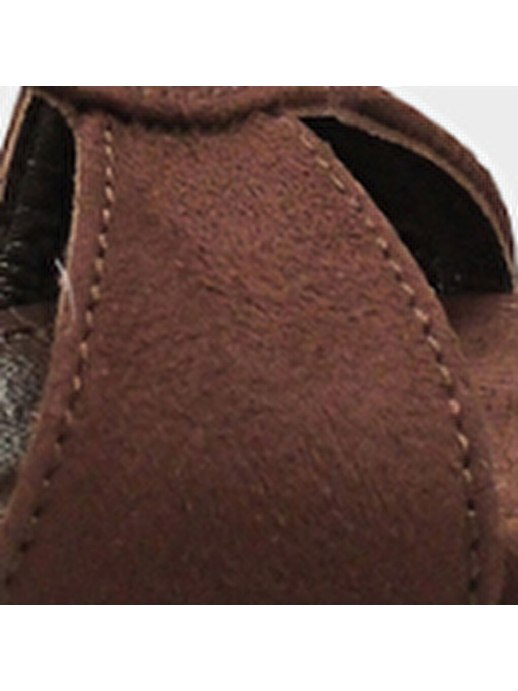 Beyaz Sissy Hakiki Deri Astarlı Küt Burunlu Çapraz Bantlı Orta Topuklu Kadın Terlik-8