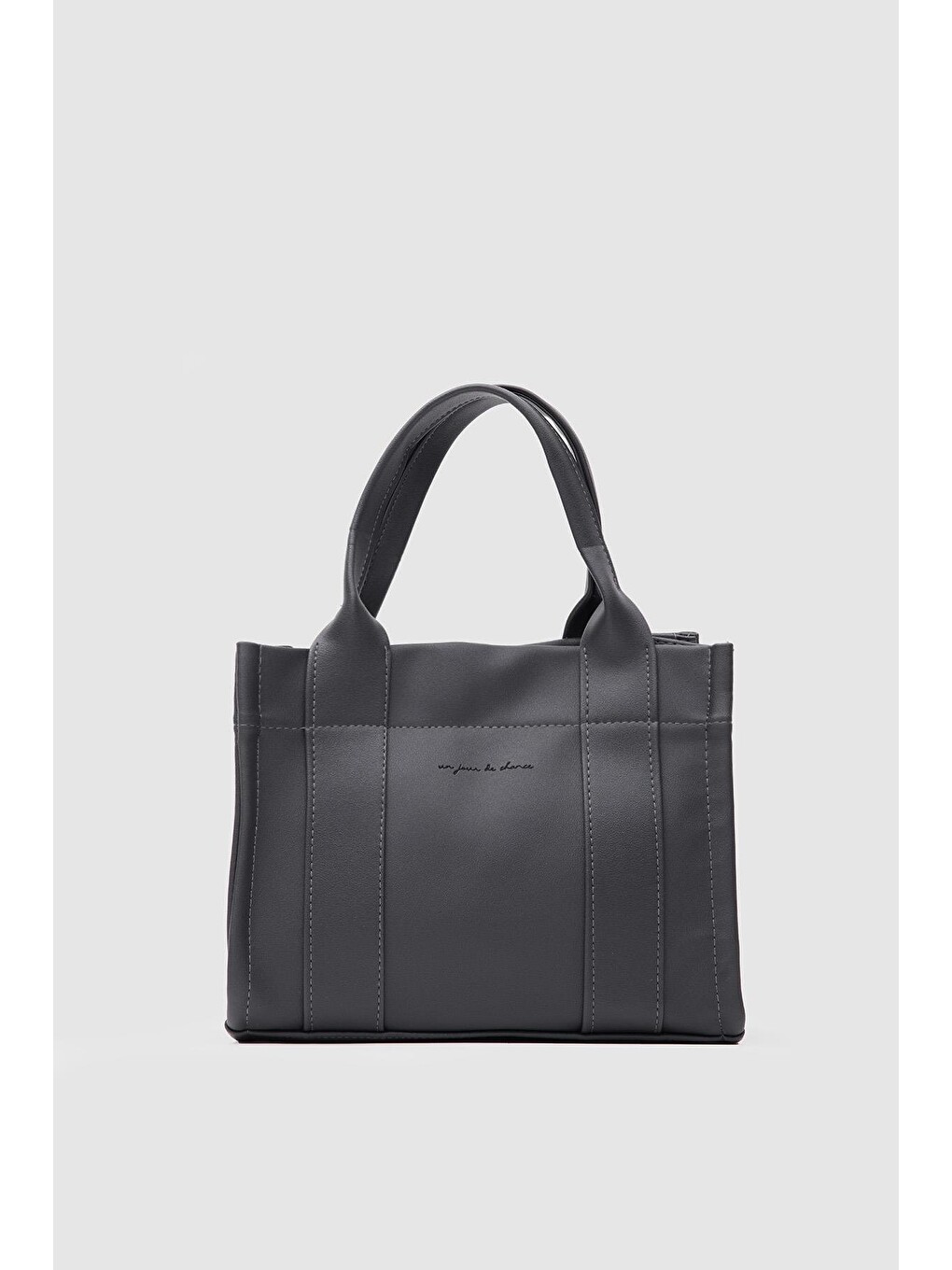Bonnie Deri Tote Bag Antrasit
