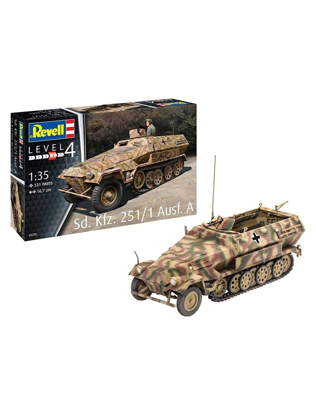 Revell Renksiz Maket Sd Kfz 251-1 Ausf A Vso03295