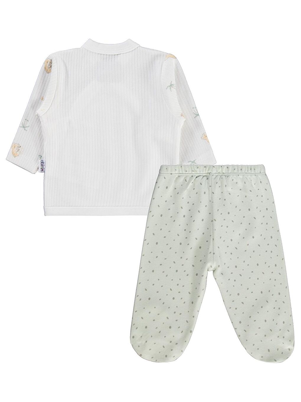 Koala Desenli 5'li Zıbın Takımı - Yeşil 0-1 Ay-2