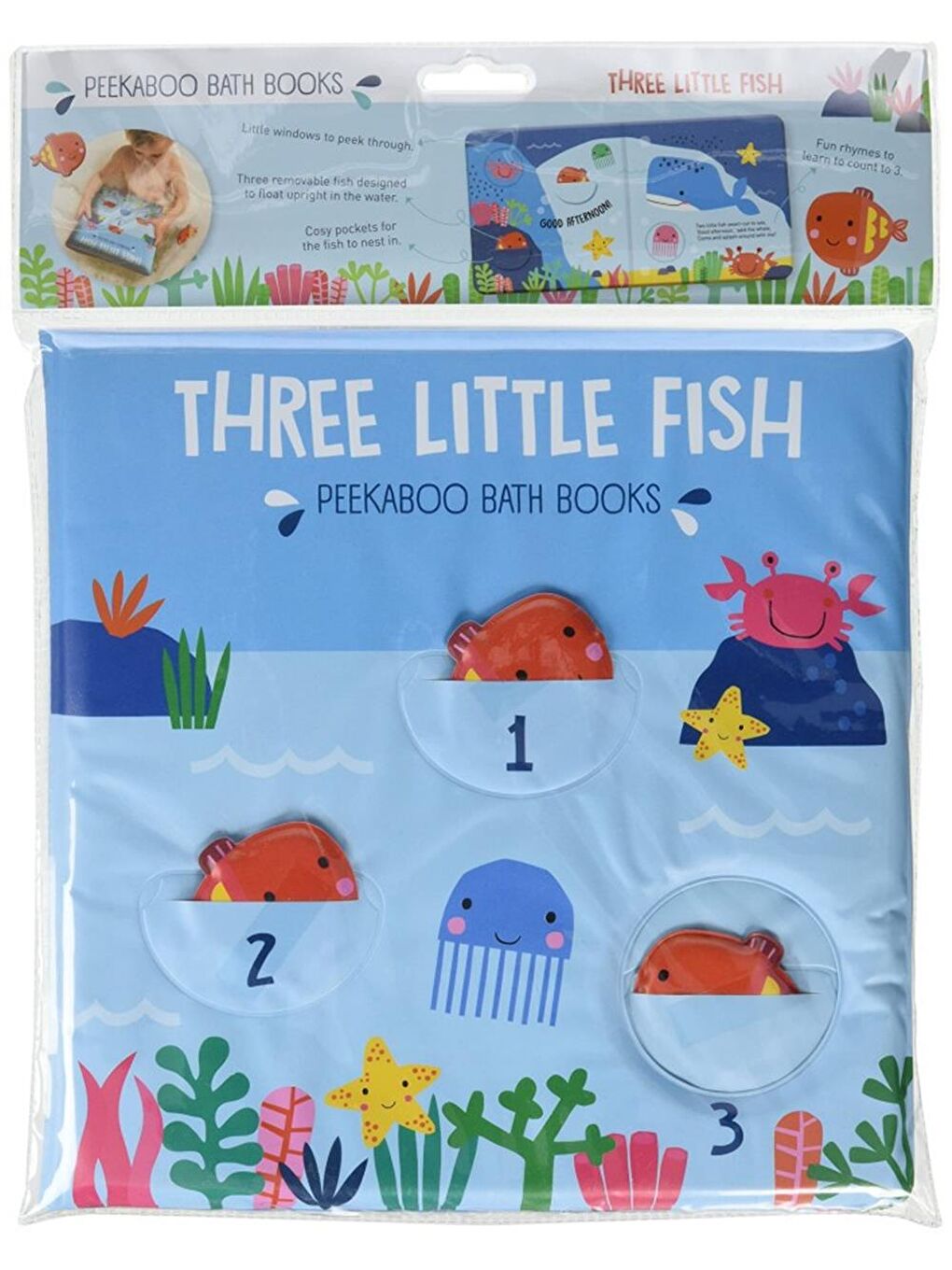 Peekaboo Bath Books: Three Little Fish