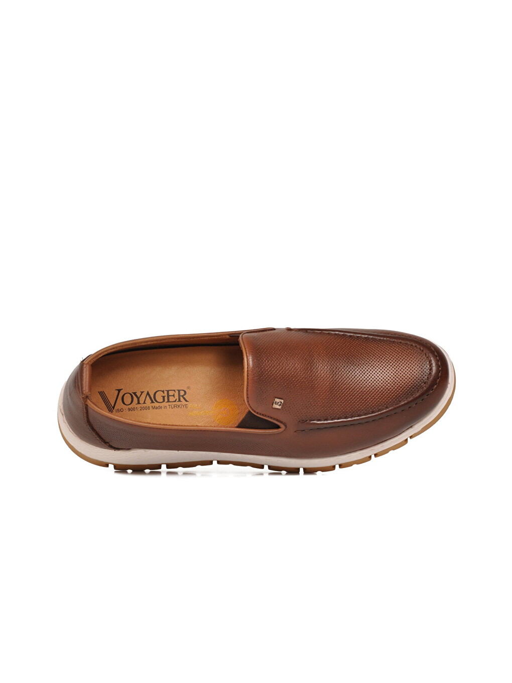 Kahverengi Erkek Taba Hakiki Deri Rahat Tabanlı Makosen Casual Ayakkabı Loafer 6574 M-3