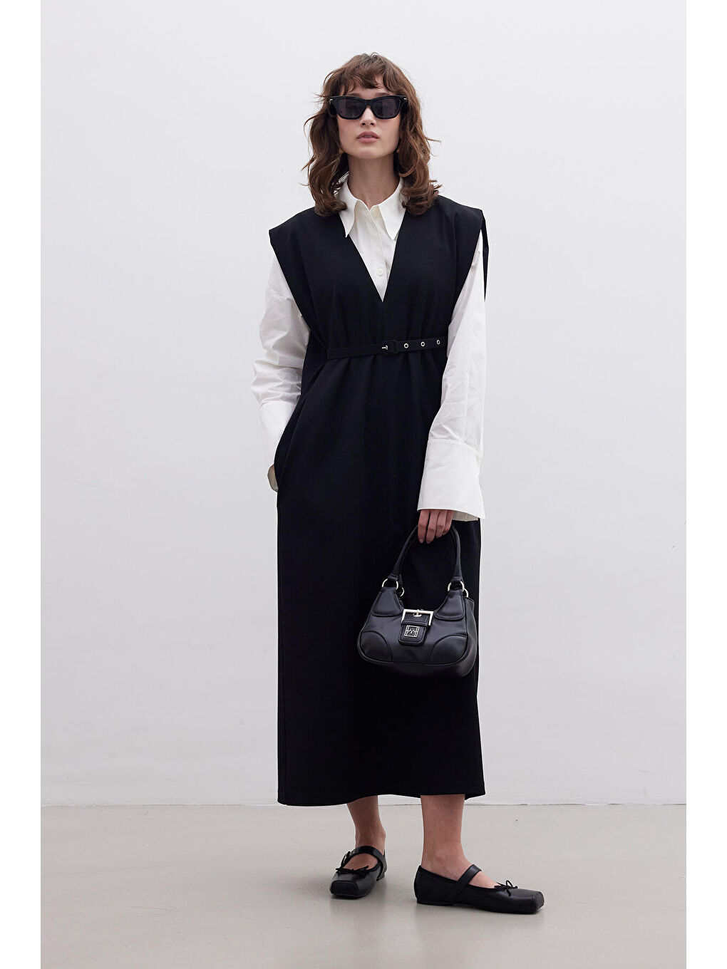 Premıum Kemerli Jile Siyah