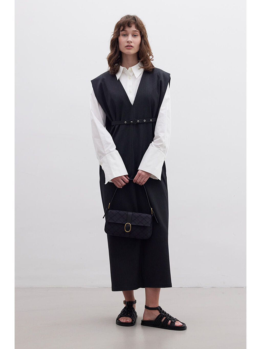 Premıum Kemerli Jile Gri-2