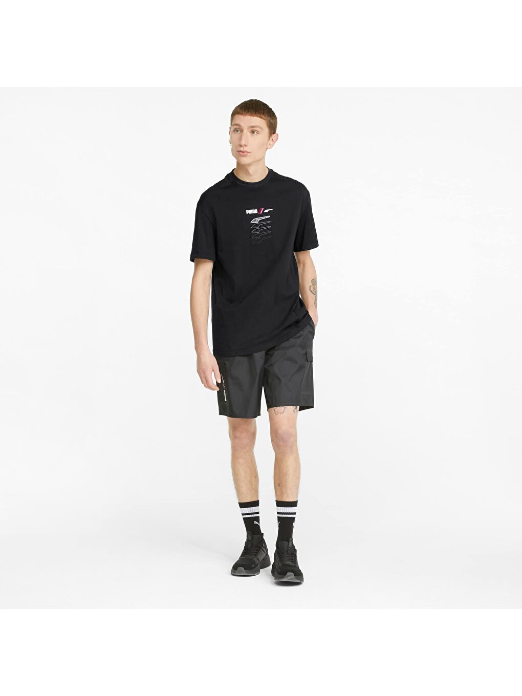 Siyah RAD/CAL GRAPHIC Erkek Tişört