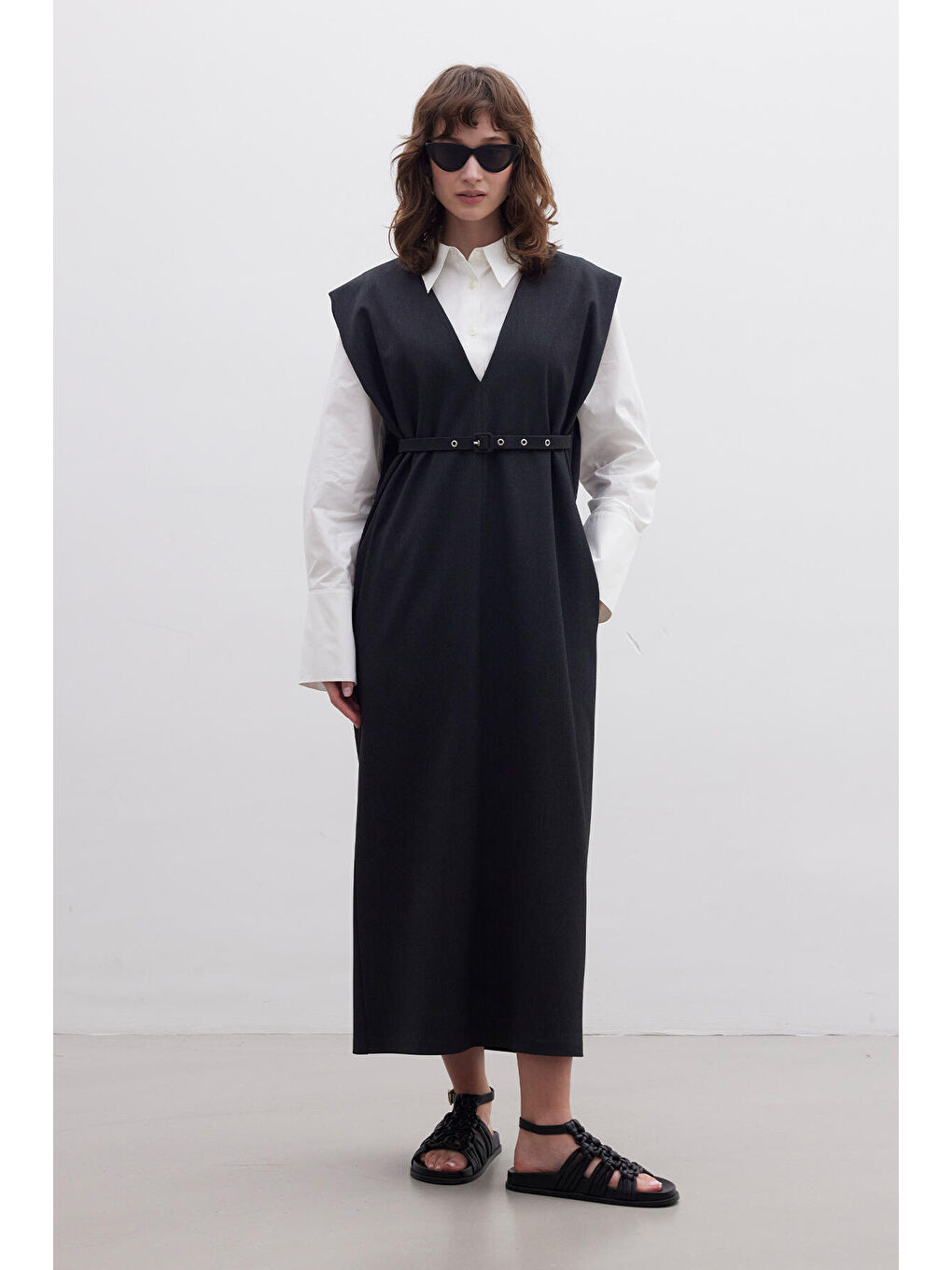 Premıum Kemerli Jile Gri-3