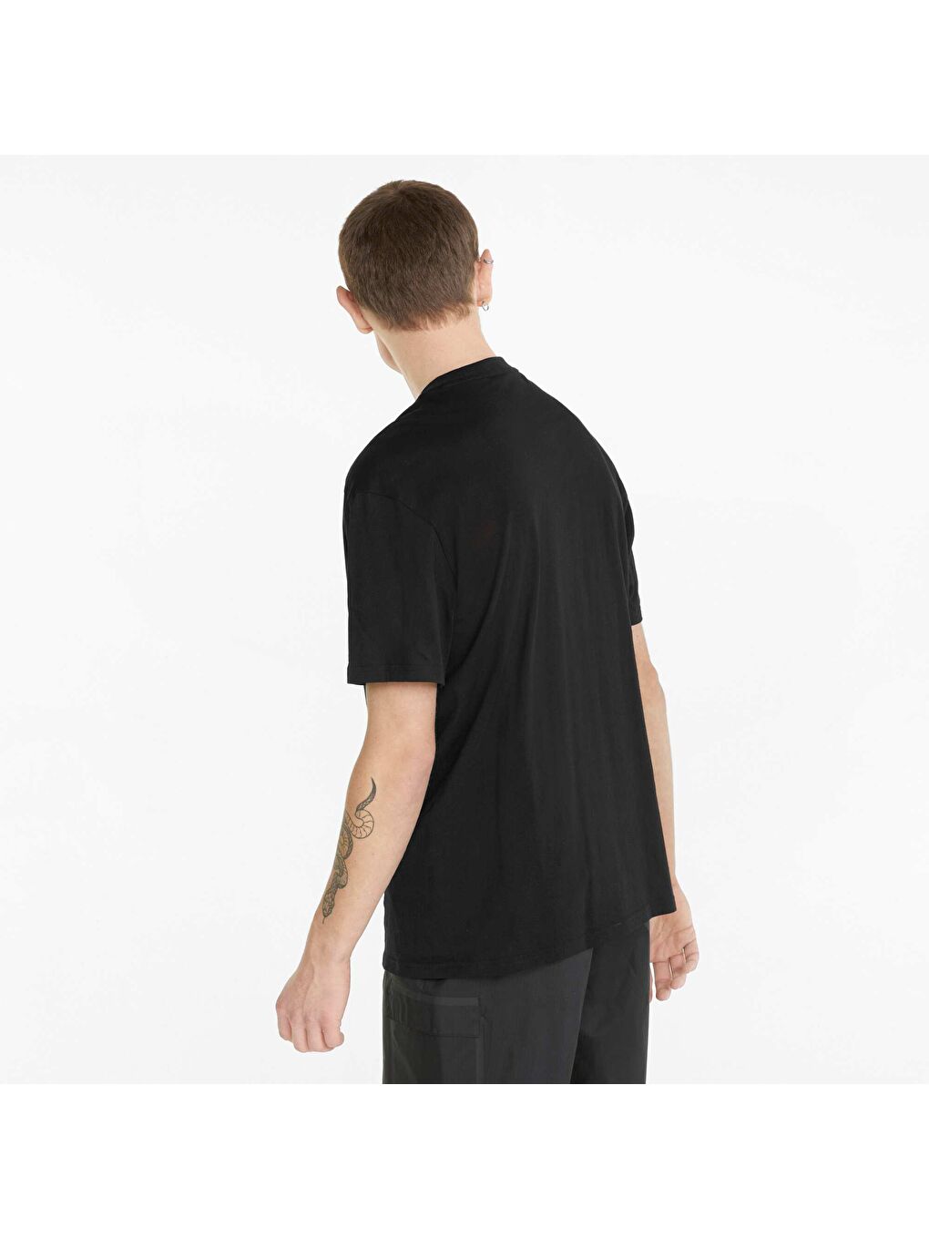 Siyah RAD/CAL GRAPHIC Erkek Tişört-1