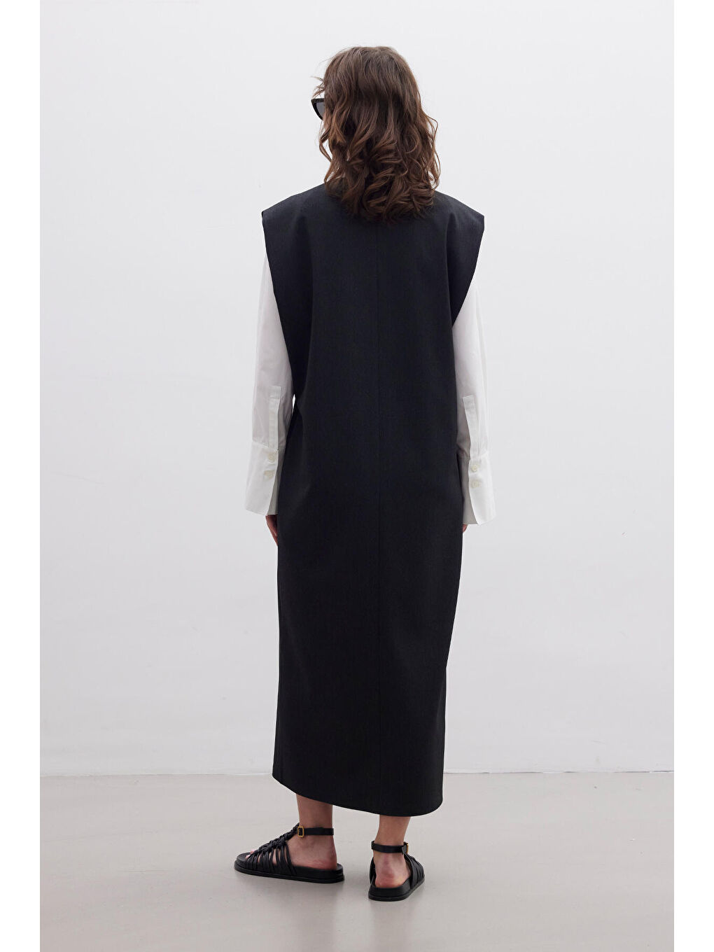 Premıum Kemerli Jile Gri-7