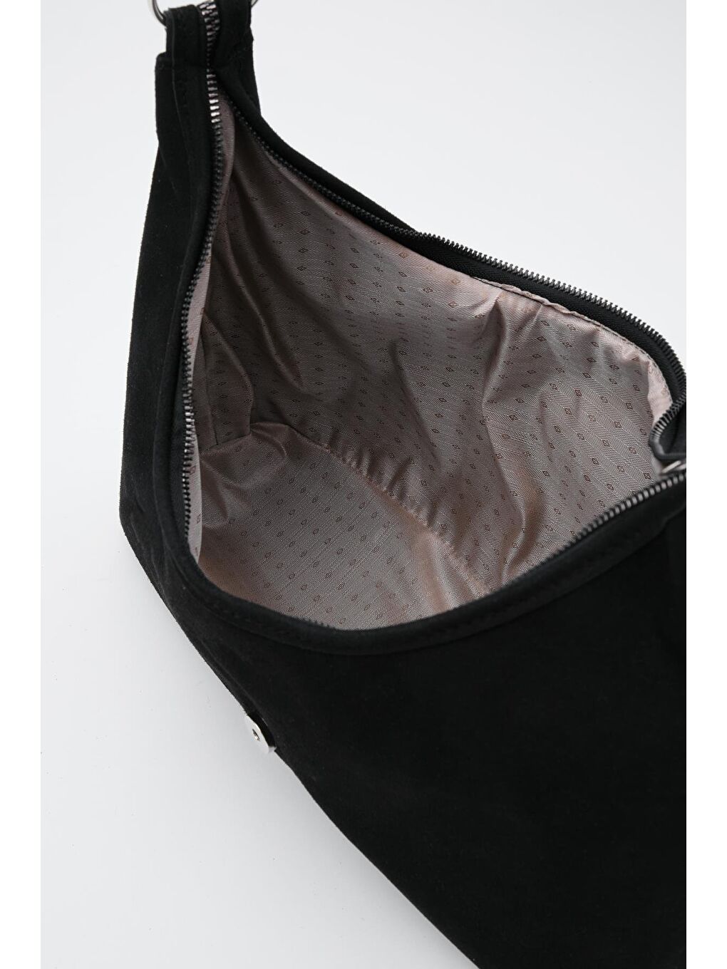 Marilla Süet Vintage Omuz Çantası Siyah-2