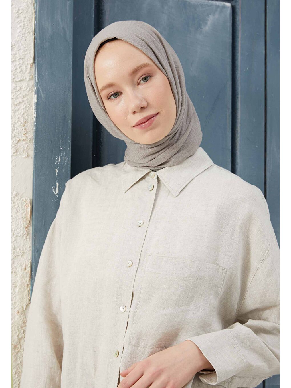 Gri Bürümcük Şal Gumus-1