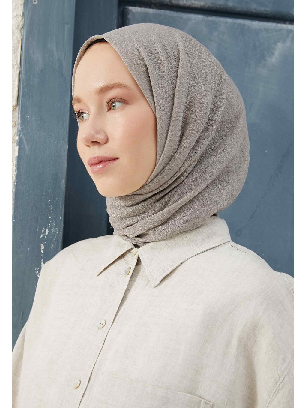 Gri Bürümcük Şal Gumus-2