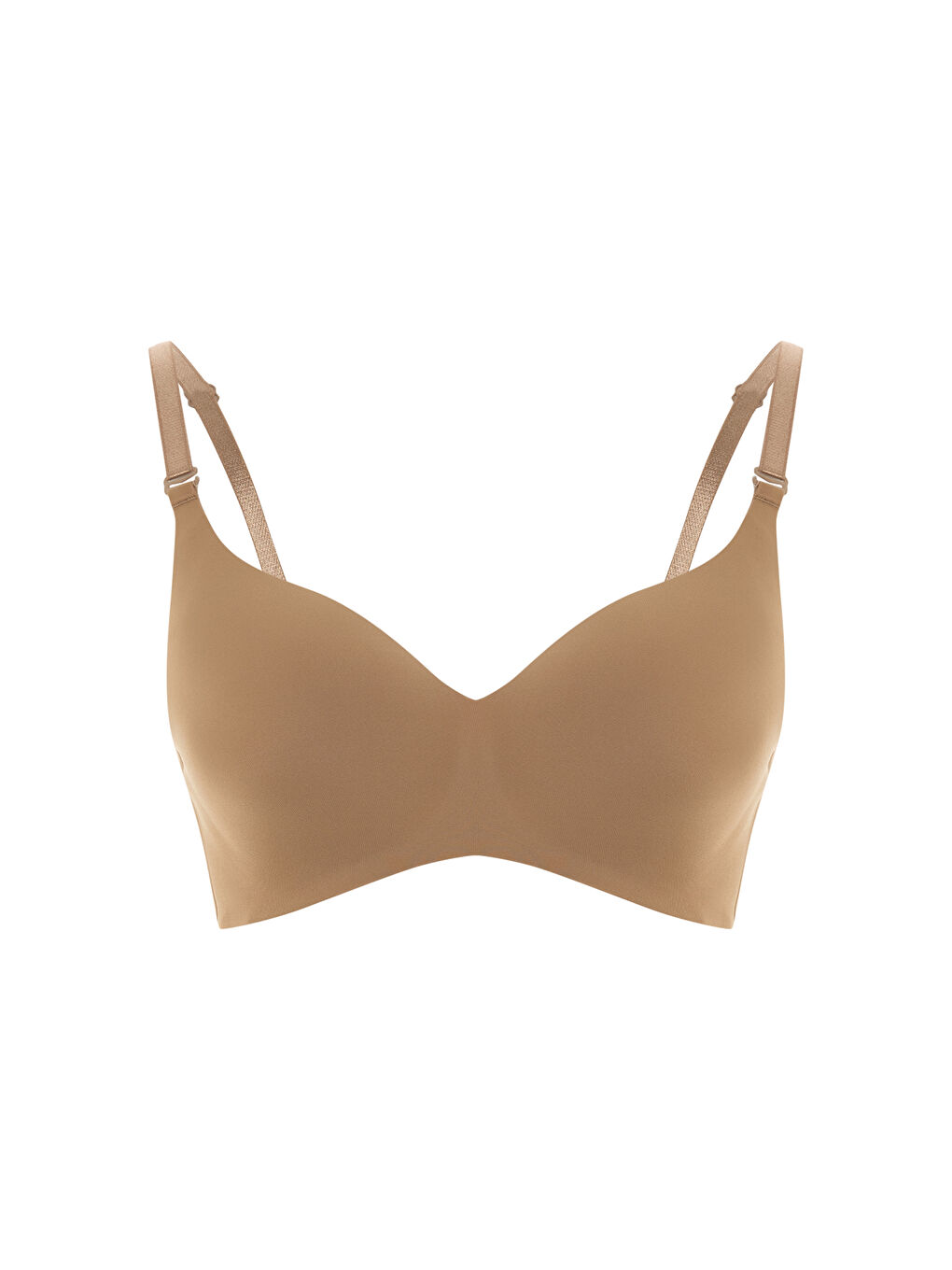 Kahverengi Lazer Kesim Balensiz Şekillendirici Sütyen – İz Yapmaz Konfor Serisi
