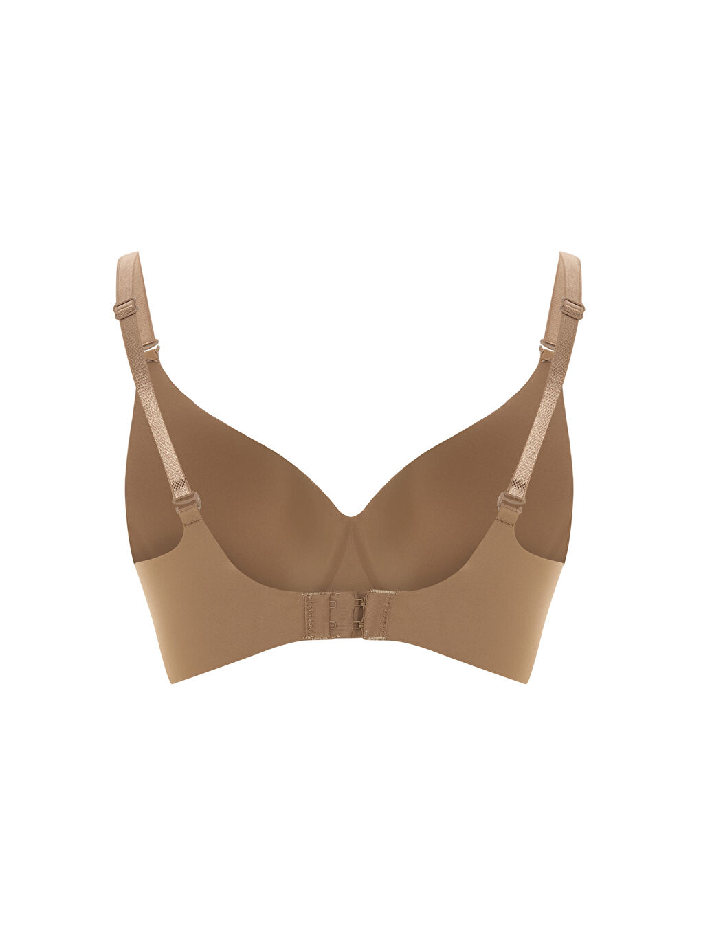 Kahverengi Lazer Kesim Balensiz Şekillendirici Sütyen – İz Yapmaz Konfor Serisi-1