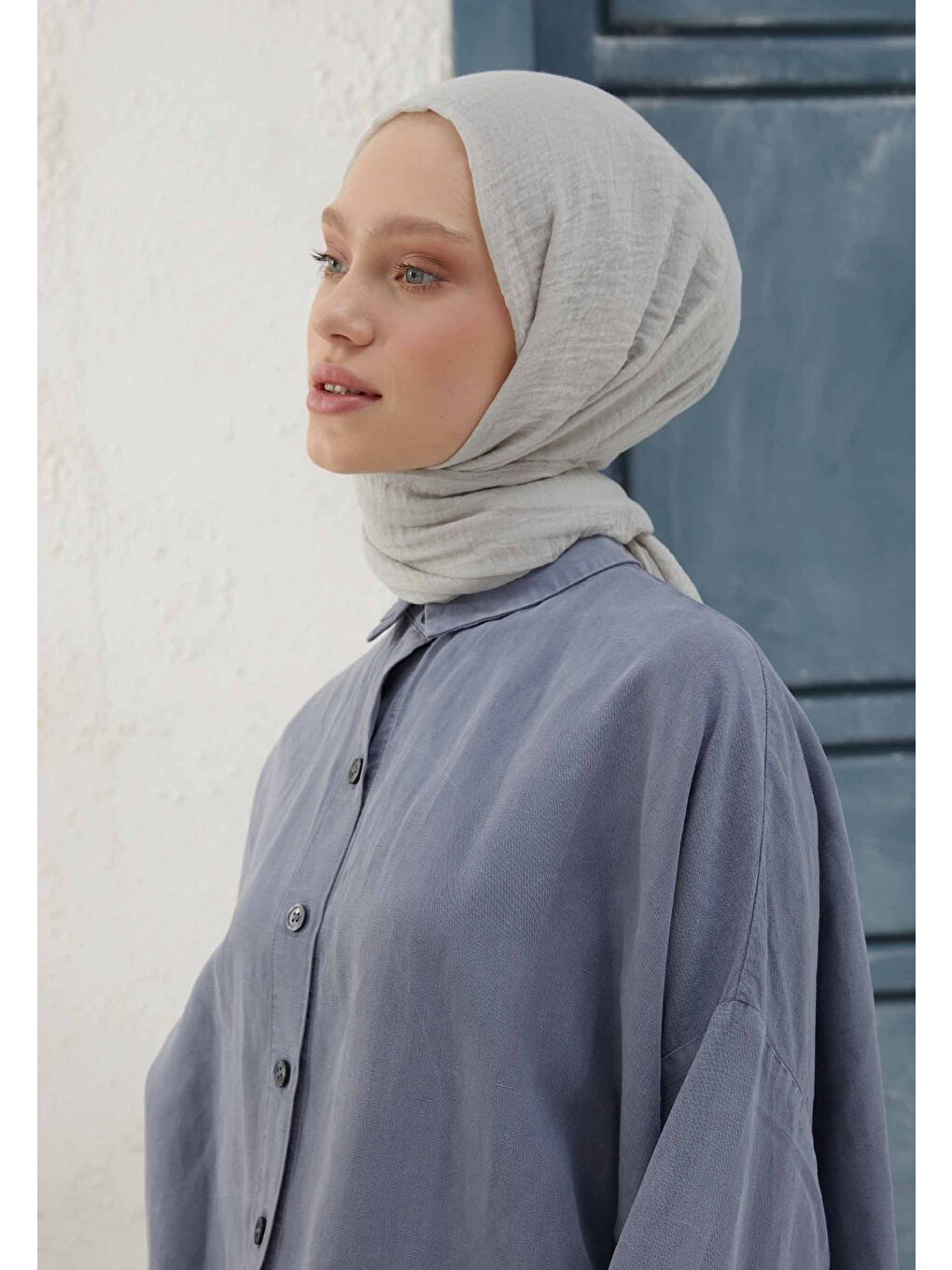 Bej Bürümcük Şal Vanilya-1