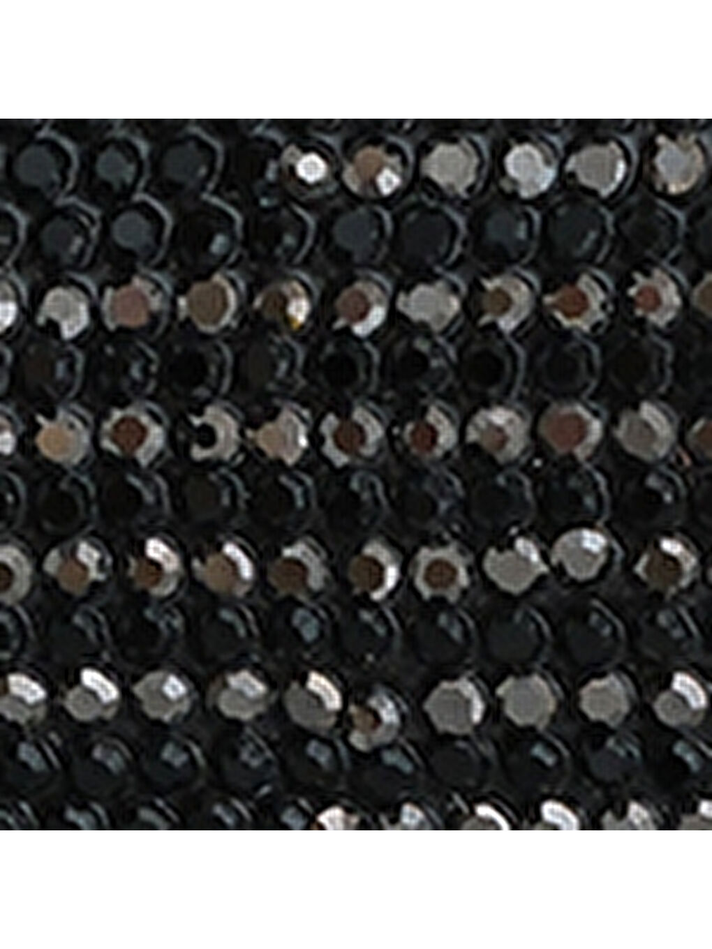 Siyah Nova Orta Topuklu Sivri Burunlu Taşlı Kadın Ayakkabı-6