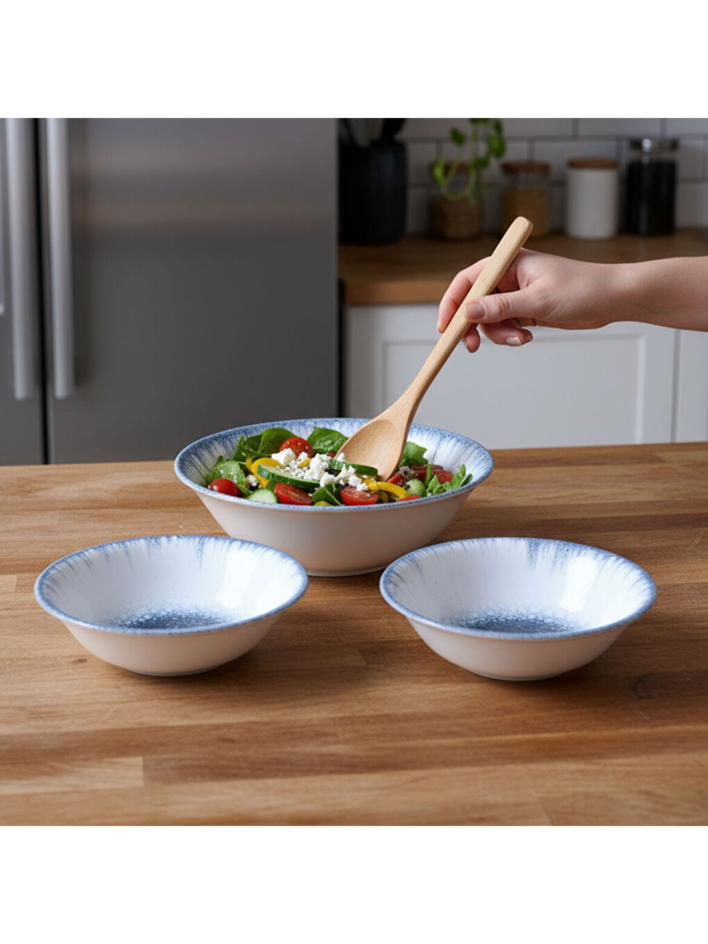 Ekru Enternasyonel Antares 3 Parça Kase Seti 16 cm & 19 cm 14711-1