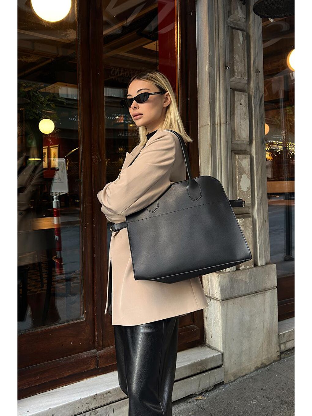 Piedra Omuz Çantası  Siyah-3