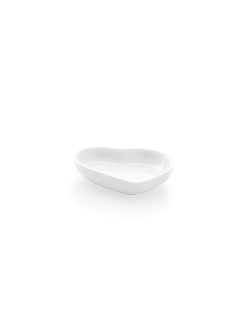 Ekru Kalp 8 cm Sos Tabağı