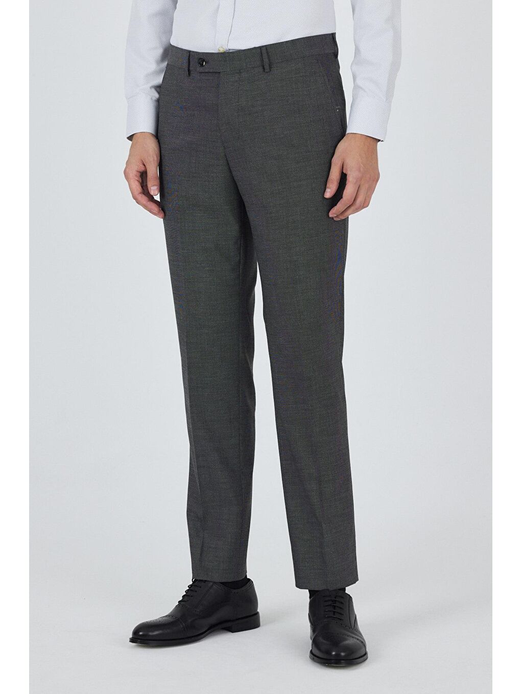 Siyah Esnek Yandan Cepli Comfort Fit Classic Pantolon 1003250151-1