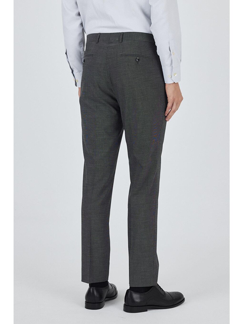 Siyah Esnek Yandan Cepli Comfort Fit Classic Pantolon 1003250151-3