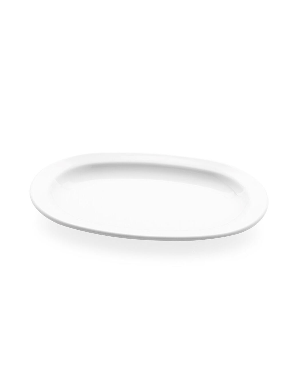 Ekru Platter 21 Cm Kayık Tabak