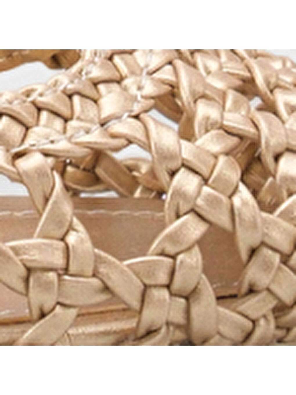 Sarı Laurie Örgü Sivri Burunlu Orta Topuklu Arkası Açık Kadın Ayakkabı-6