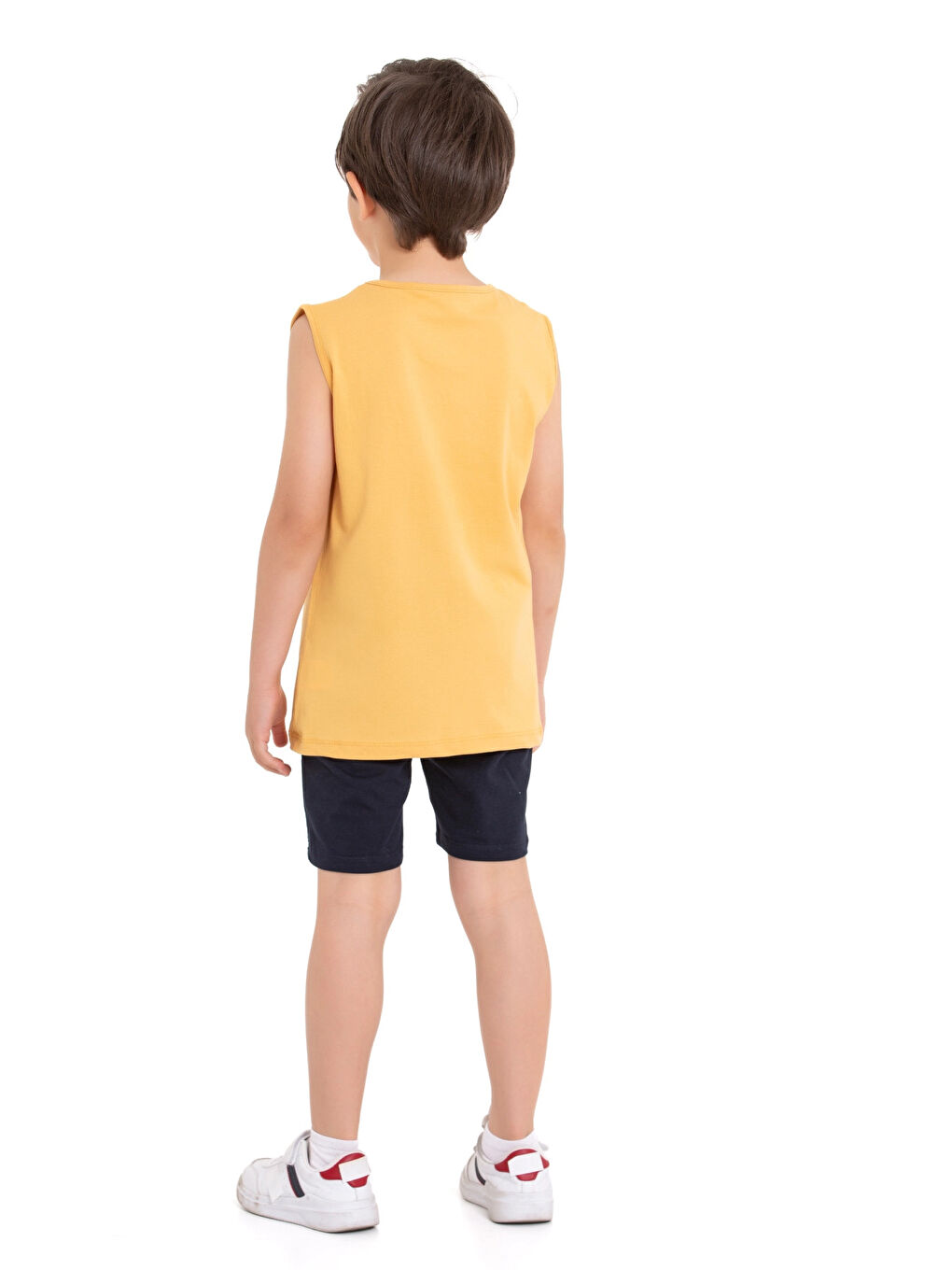 Sarı Malibu Baskılı Takım 15384-1-2