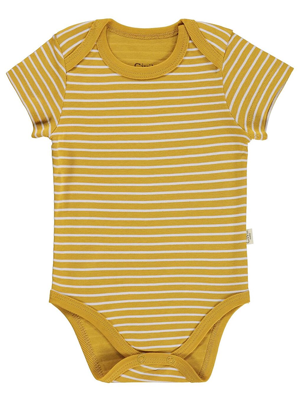 Baby Araç Baskılı Çizgi Empirmeli 5 Li 0-36 Ay Çıtçıtlı Badi - Kırmızı 2-3 Yaş-6