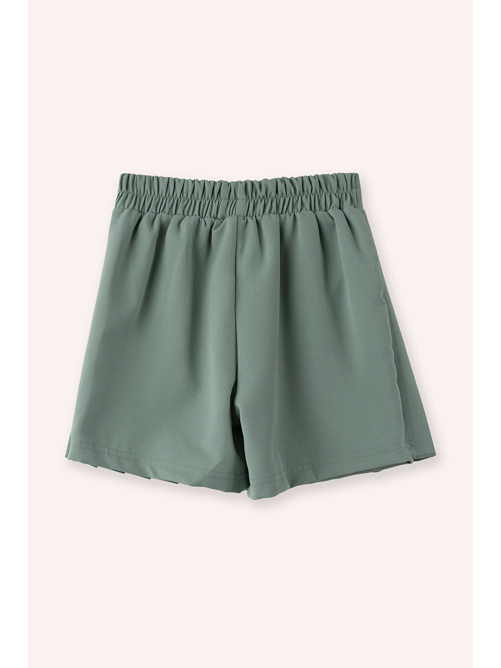 Yeşil Kız Çocuk Şort Etek-1