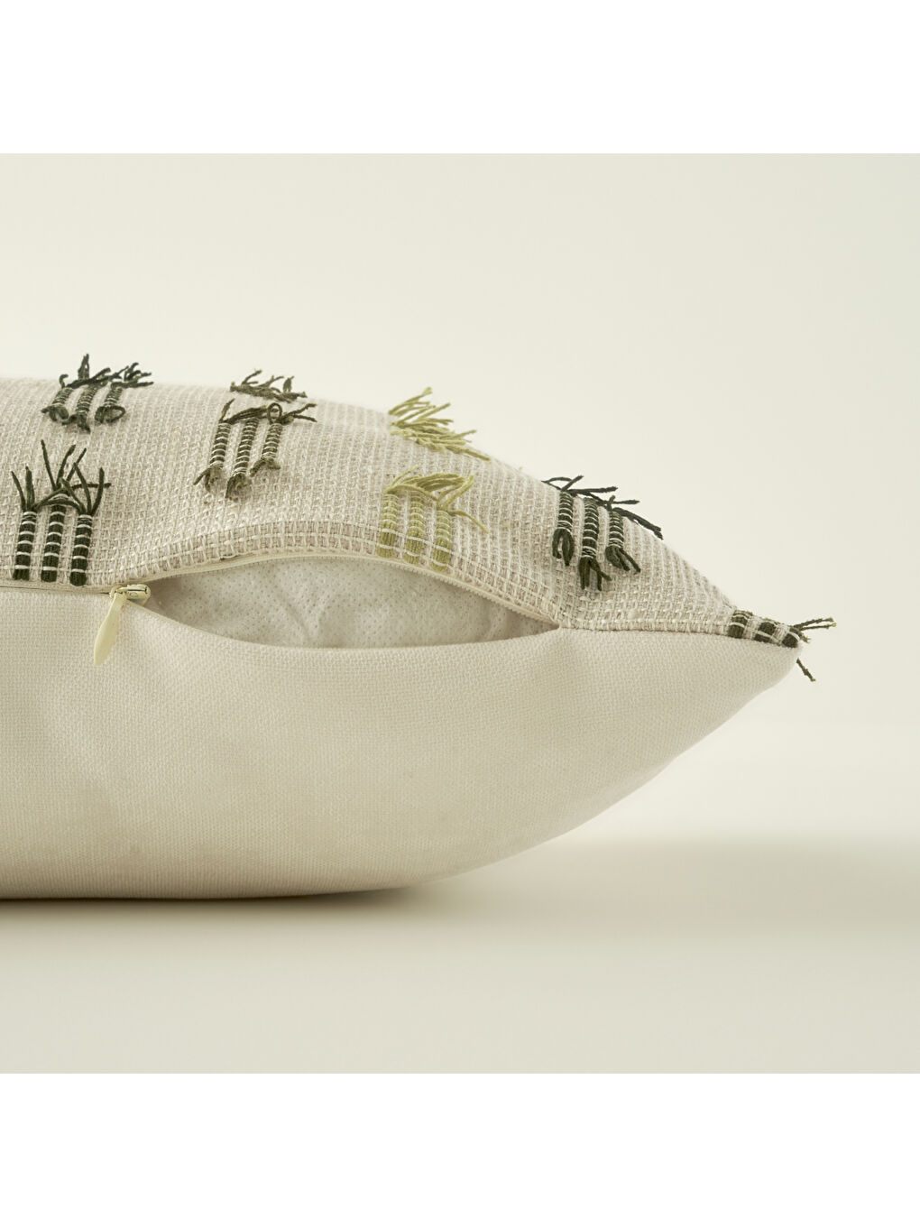 Stich Dekoratif Kırlent Kılıfı Yeşil (35x50 cm)-2