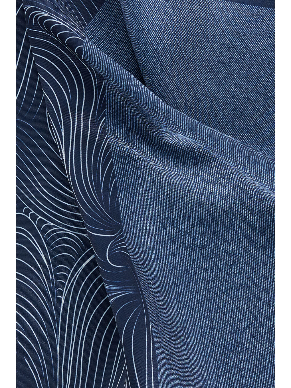 Erkek Lacivert-Beyaz Mendil-2